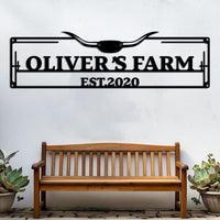 Custom Farm Name Sign