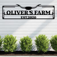 Custom Farm Name Sign