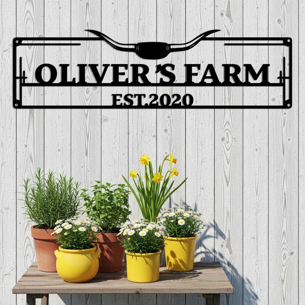Custom Farm Name Sign