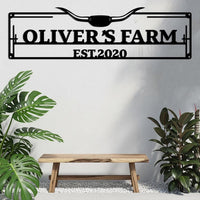 Custom Farm Name Sign