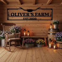 Custom Farm Name Sign
