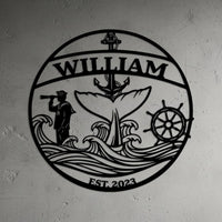 Custom Nautical Name Sign