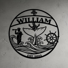 Custom Nautical Name Sign