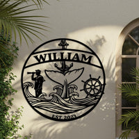 Custom Nautical Name Sign