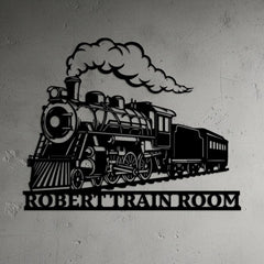 Custom Train Room Sign