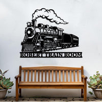 Custom Train Room Sign