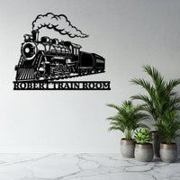 Custom Train Room Sign