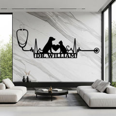 Custom Veterinarian Name Sign