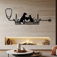Custom Veterinarian Name Sign
