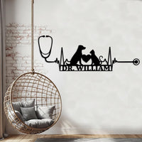 Custom Veterinarian Name Sign