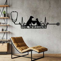 Custom Veterinarian Name Sign