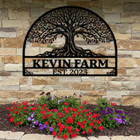 Tree of Life Farm Sign Outdoor