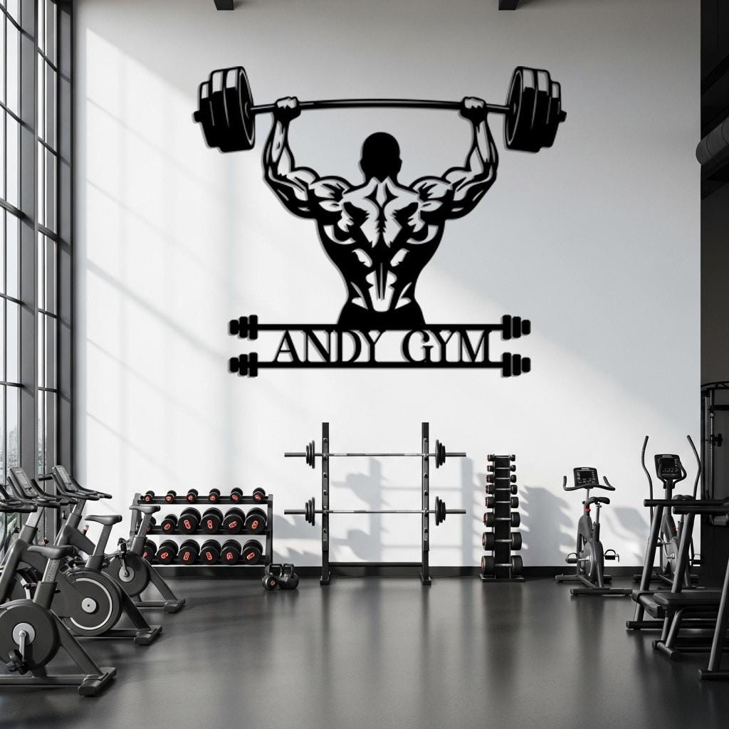 Custom Gym Name Sign