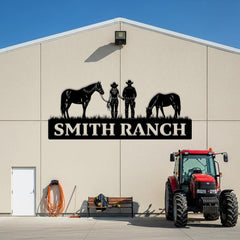 Custom Ranch Metal Sign