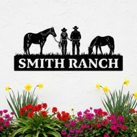 Custom Ranch Metal Sign