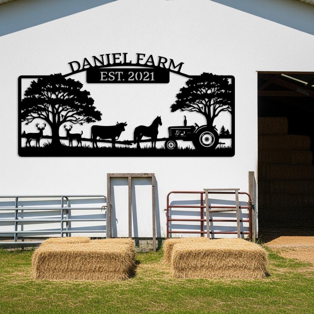 Custom Farm Sign