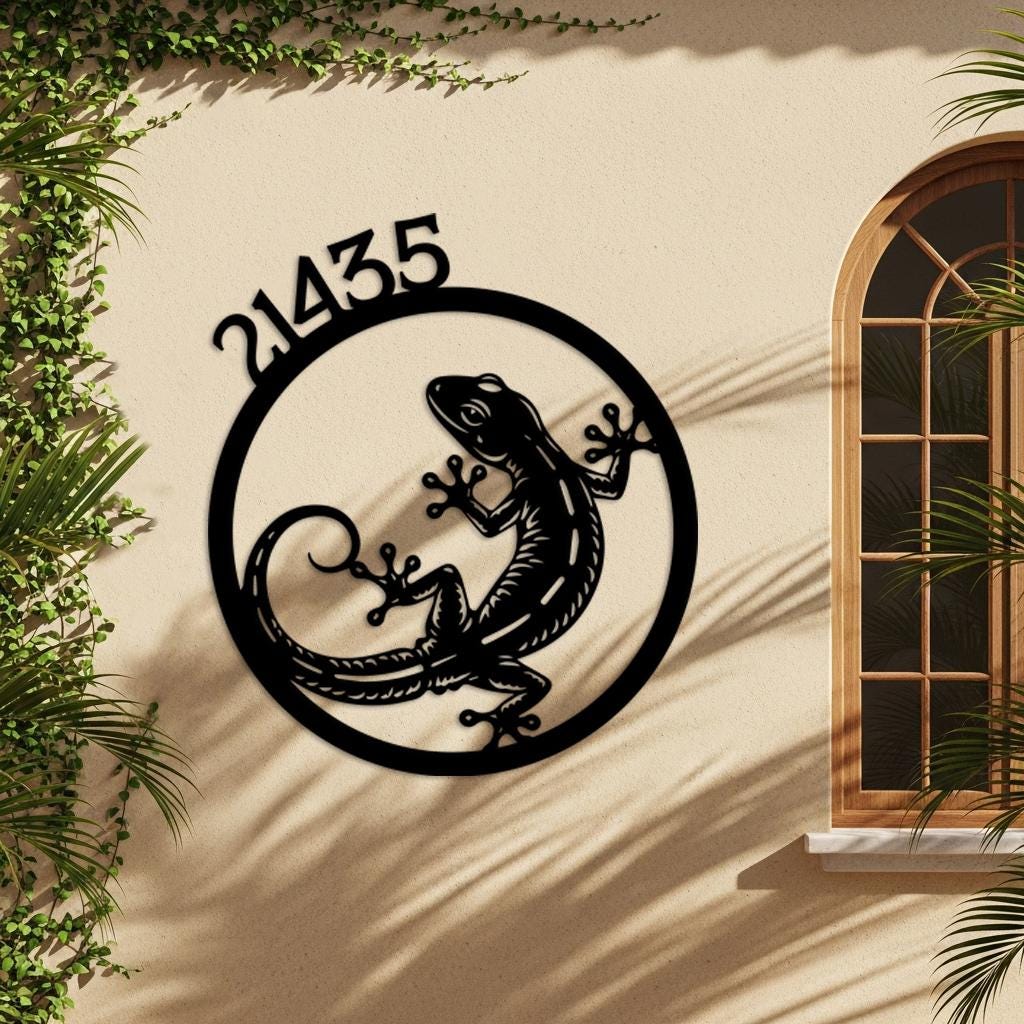 Gecko Address Sign
