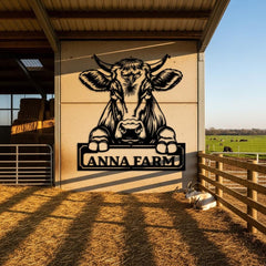 Cow Farm Sign