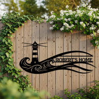 Lighthouse Name Sign