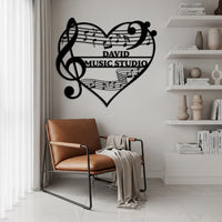 Music Studio Sign