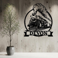 Steam Train Name Sign