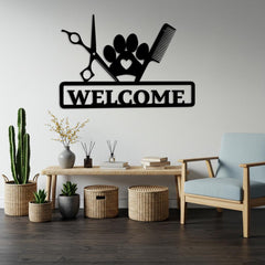 Custom Pet Grooming Sign