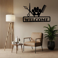 Custom Pet Grooming Sign