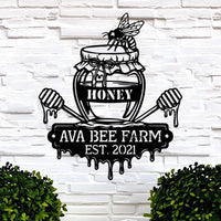 Custom Bee Farm Sign