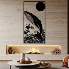 Minimalist Whale Decor