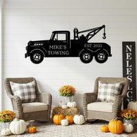 Custom Tow Truck Sign