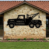 Custom Tow Truck Sign