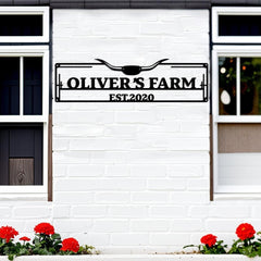 Custom Farm Name Sign
