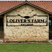 Custom Farm Name Sign
