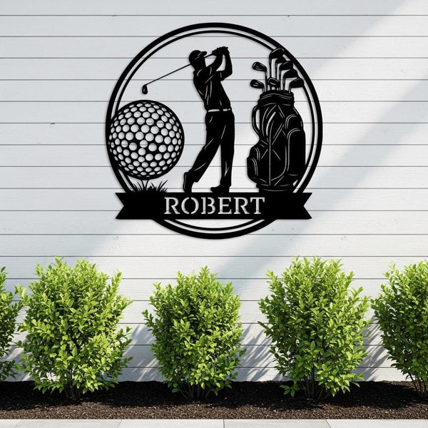 Custom Golf Name Sign