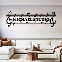 Custom Music Studio Sign