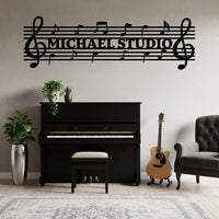 Custom Music Studio Sign