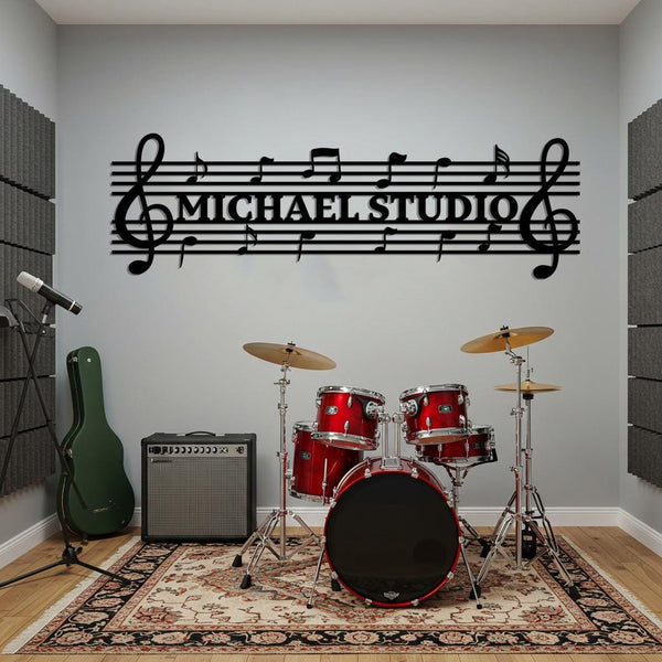 Custom Music Studio Sign