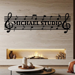 Custom Music Studio Sign