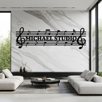 Custom Music Studio Sign
