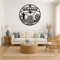 Custom Nautical Name Sign