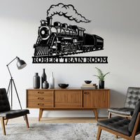 Custom Train Room Sign