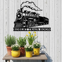 Custom Train Room Sign