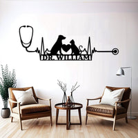 Custom Veterinarian Name Sign