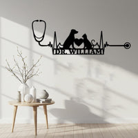 Custom Veterinarian Name Sign
