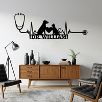 Custom Veterinarian Name Sign