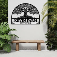 Tree of Life Farm Sign Outdoor