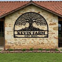 Tree of Life Farm Sign Outdoor