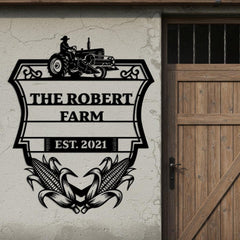 Corn Farm Sign Custom