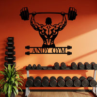 Custom Gym Name Sign