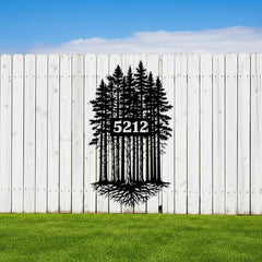 Tree House Number Sign